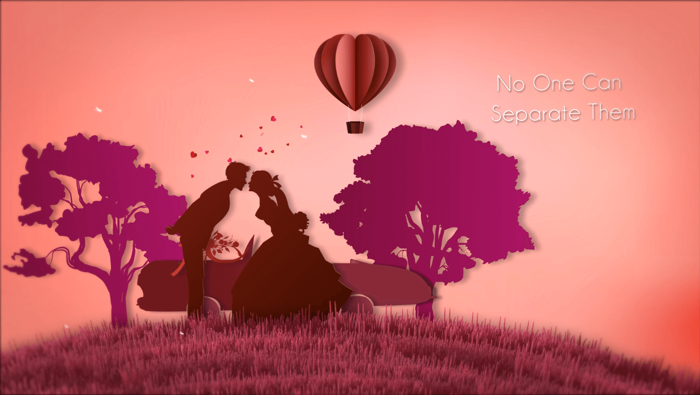 beautiful love story after effects template free download