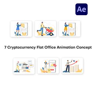 Cryptocurrency & Finance Flat Lottie Animation Pack - Website Cover - Studious31