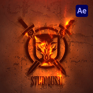 Extreme Epic Fire Logo Burning Intro Website Cover - Studious31