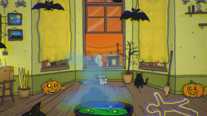 Cartoon Halloween Intro Video After Effects Template 2 Studious31