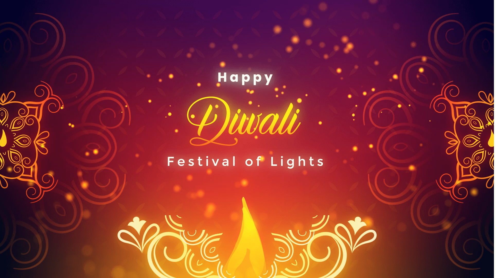 Free Happy Diwali Greetings After Effects Template - Studious31