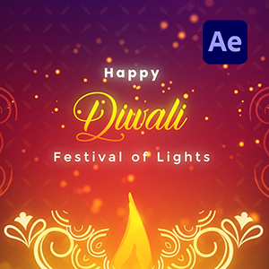 diwali wishes after effects template free download