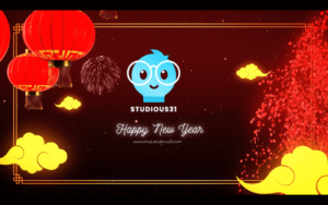 Chinese New Year Celebration Logo Template 4 Studious31