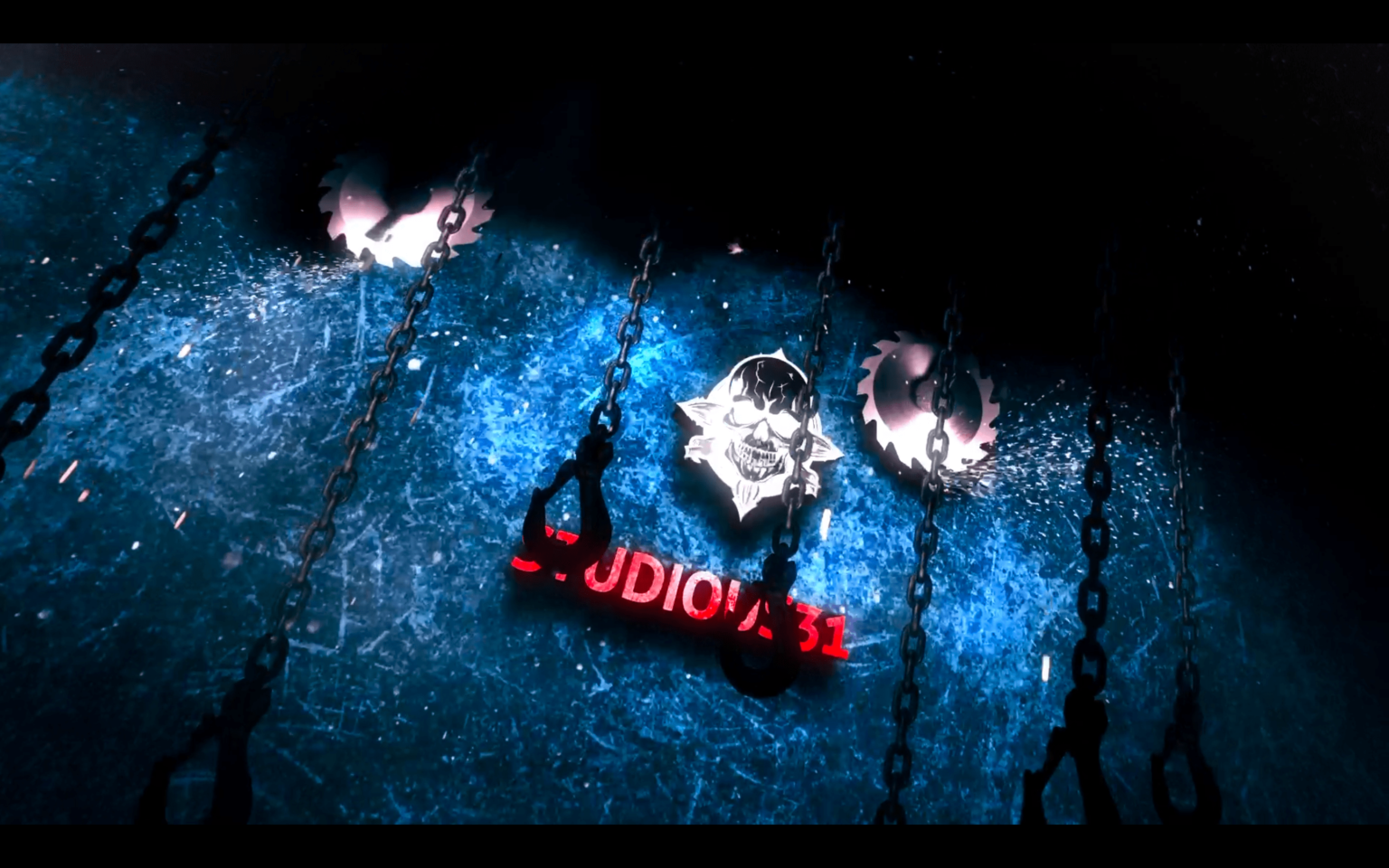 3D Dark Horror Cinematic Logo Intro After Effects Template - Studious31