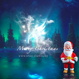 Santa Claus Christmas Greeting After Effects Template Website Cover - Studious31