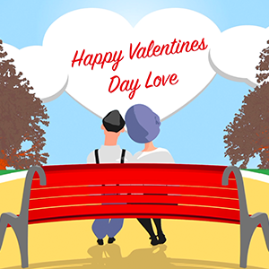 Valentines Romantic Couple Gift After Effects Template Website Cover Studious31