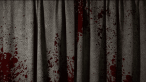 Bloody Horror Curtain Halloween Logo Reveal After Effects Template 1 - Studious31