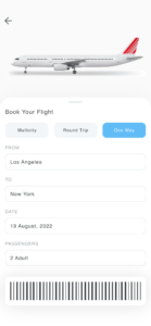 Flight Ticket Booking UI Design Adobe XD Template 3 - Studious31