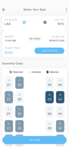 Flight Ticket Booking UI Design Adobe XD Template 4 - Studious31