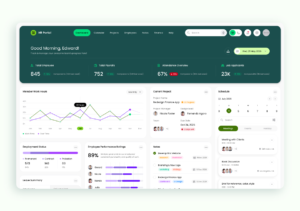HR Management Portal Figma & Adobe XD UI Design Template 1 - Studious31