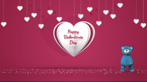 Teddy Bear Wishing Valentines Day After Effects Template 4 - Studious31