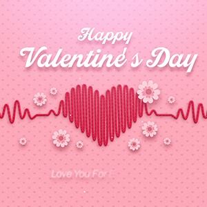 Valentine Day Heartbeat After Effects Template Website Banner - Studious31